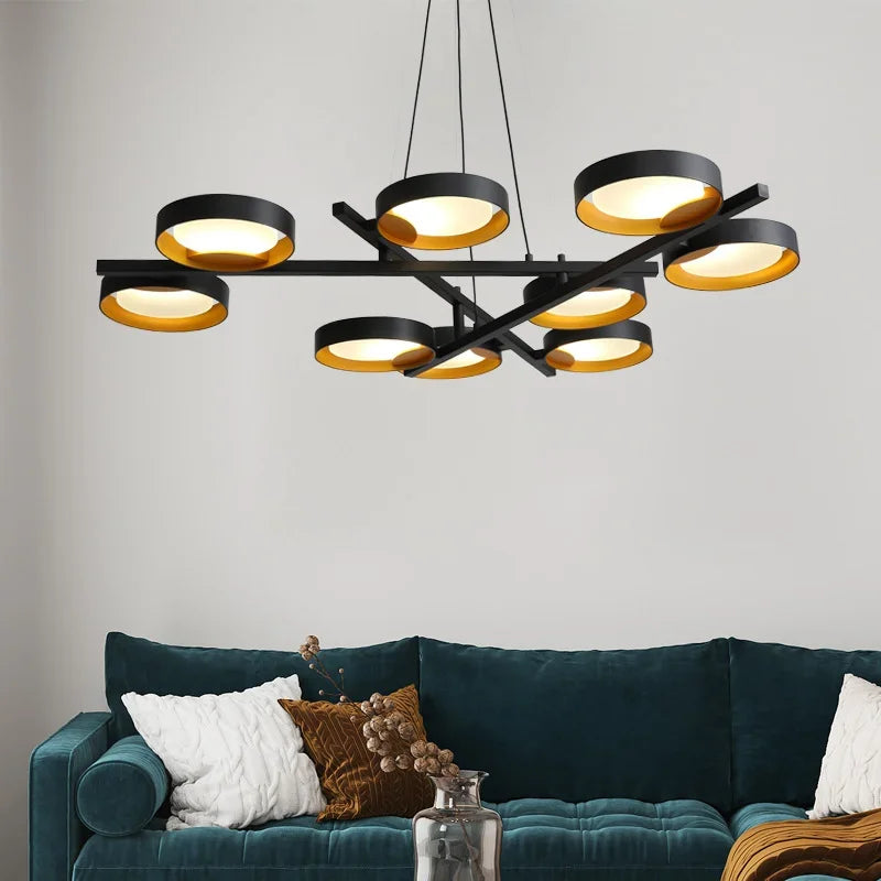 Afralia™ Modern LED Pendant Lamp for Living Room Dining Table Lighting