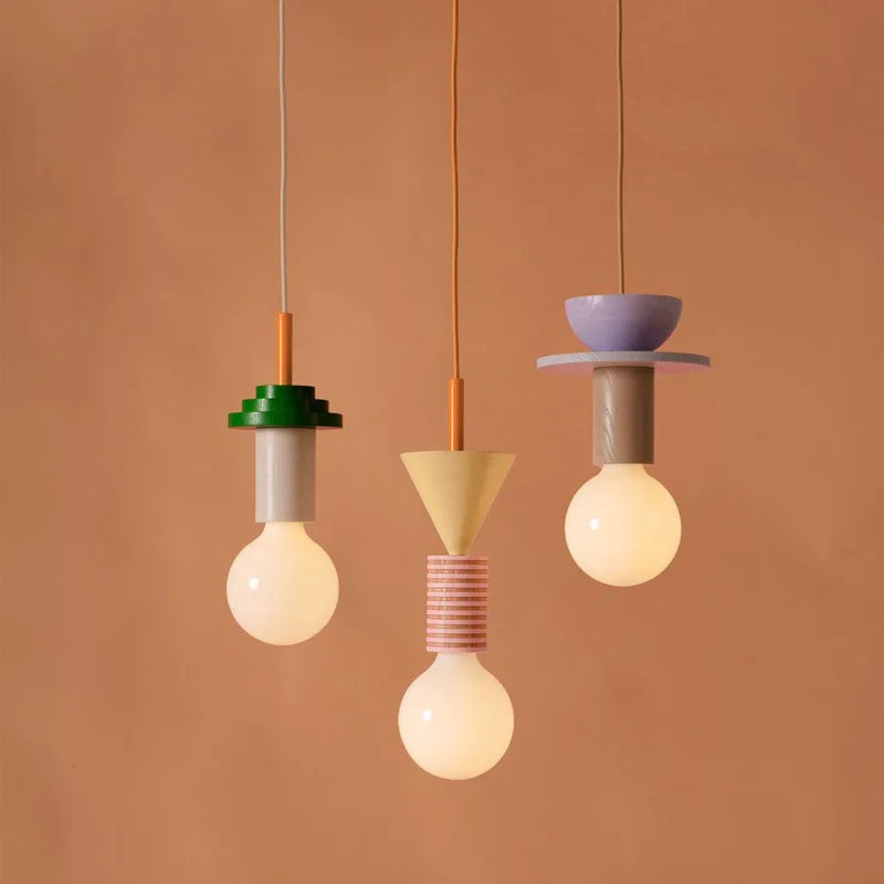 Afralia™ Wood LED Pendant Lights: Modern Nordic Design for Home Decor & Kitchen Lighting