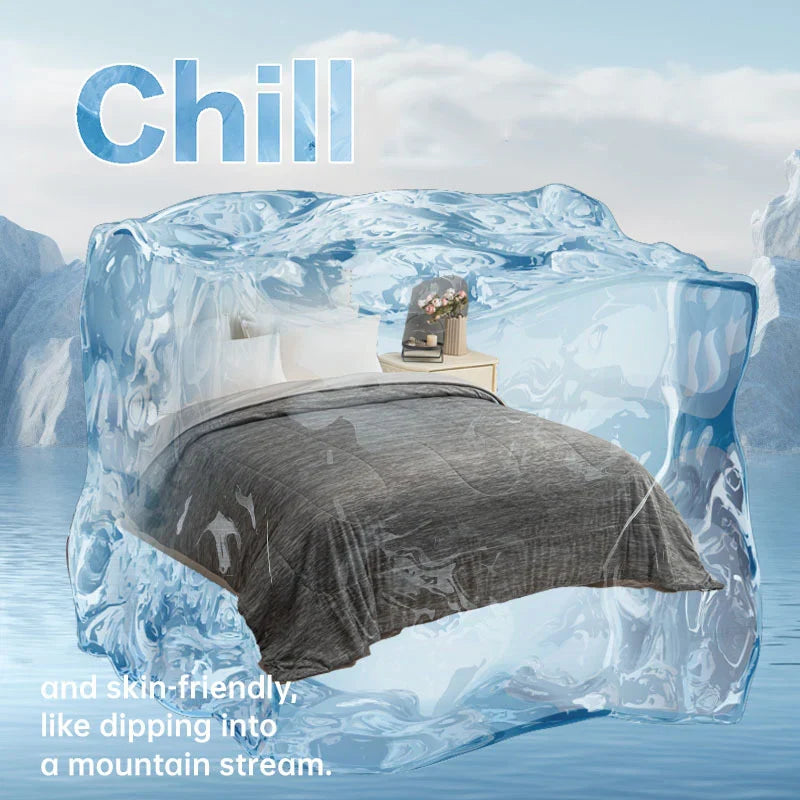 Afralia Super Soft Cooling Blanket King Size Skin-Friendly Quilted Bedspread