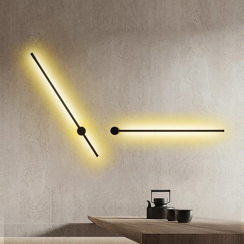 Afralia™ Rotating LED Wall Light for Home, Bedroom, Living Room, Stairs, Sofa Background