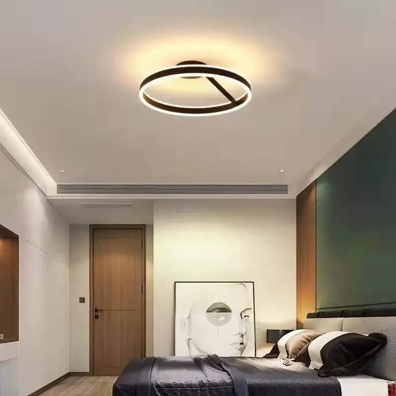 Afralia™ Modern LED Ceiling Chandelier Dimmable Pendant Light for Home Decor
