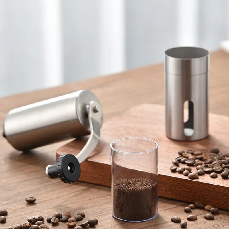 Afralia™ Stainless Steel Manual Coffee Grinder - Professional Handmade Coffee Accessories