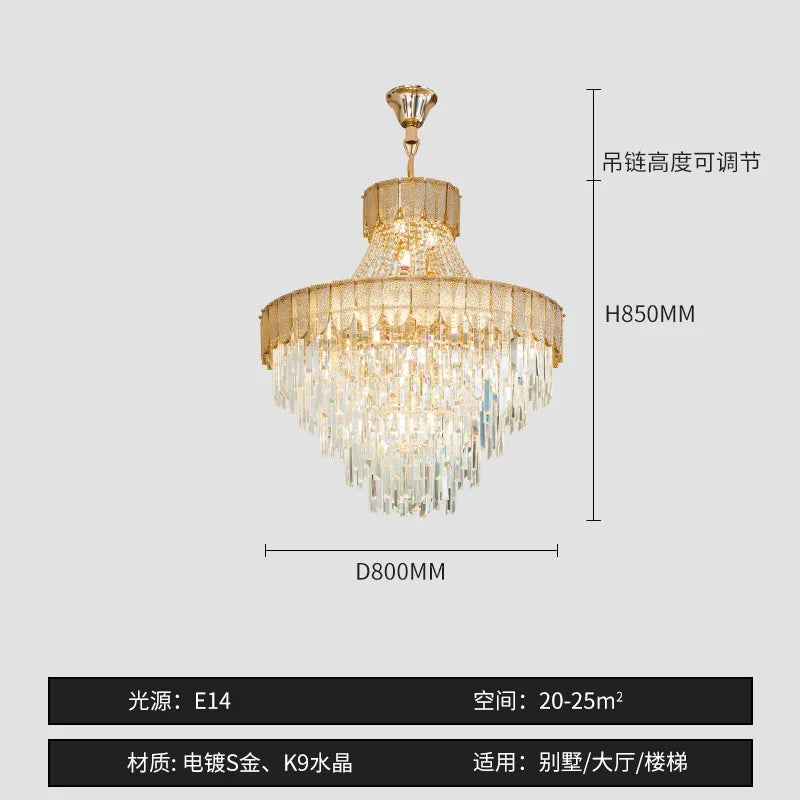 Afralia™ Shell Art Color Chandelier Luxury Lighting for Living & Dining Rooms
