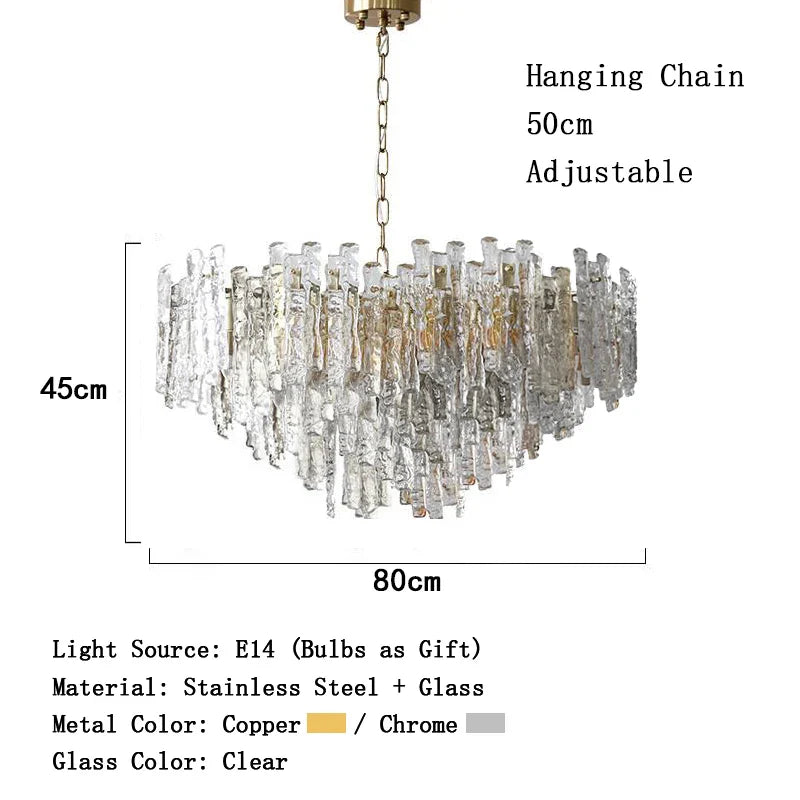 Afralia™ Designer Glass Pendant Lighting | Modern LED Hanging Fixture for Dining Room