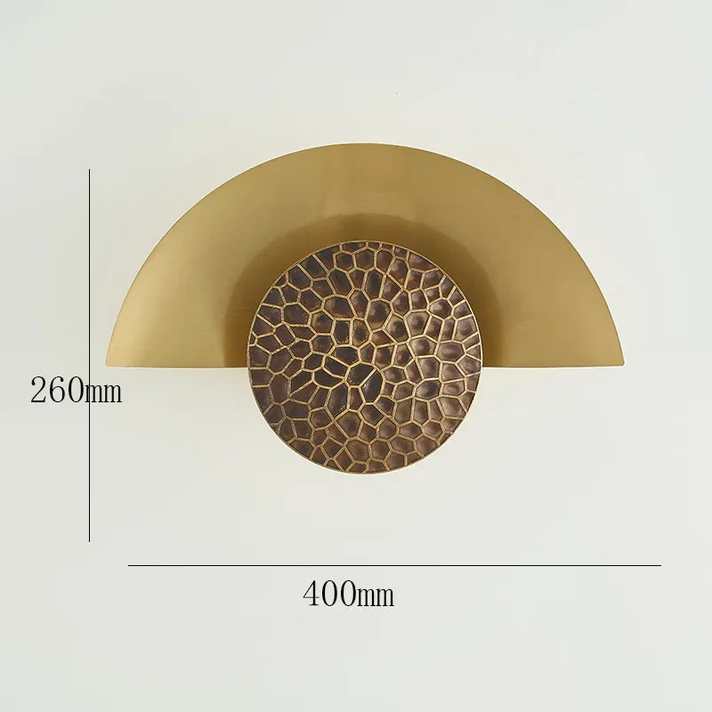 Afralia™ Half Moon LED Wall Lamp | Modern Resin Iron Sconce for Living Room, Bedroom, Aisle