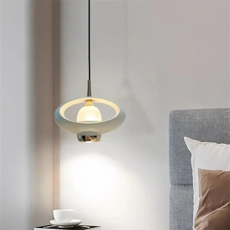 Afralia™ Modern Adjustable Round Pendant Light with LED, Stretchable Angle for Home Decor
