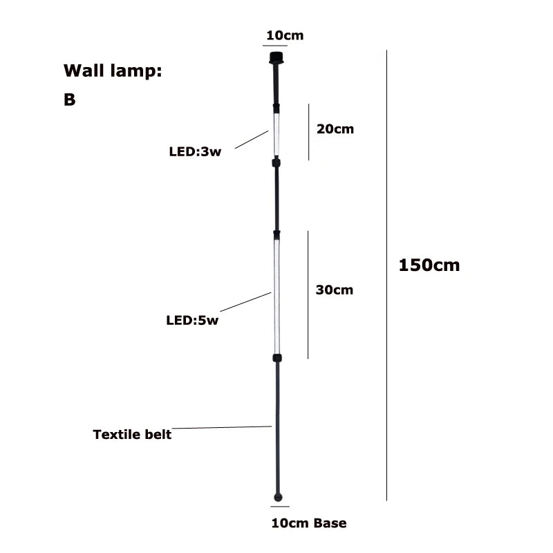 Afralia™ Modern Orange Gray Pendant Lighting for Dining Room, Adjustable Aluminum Belt Textile Fixture