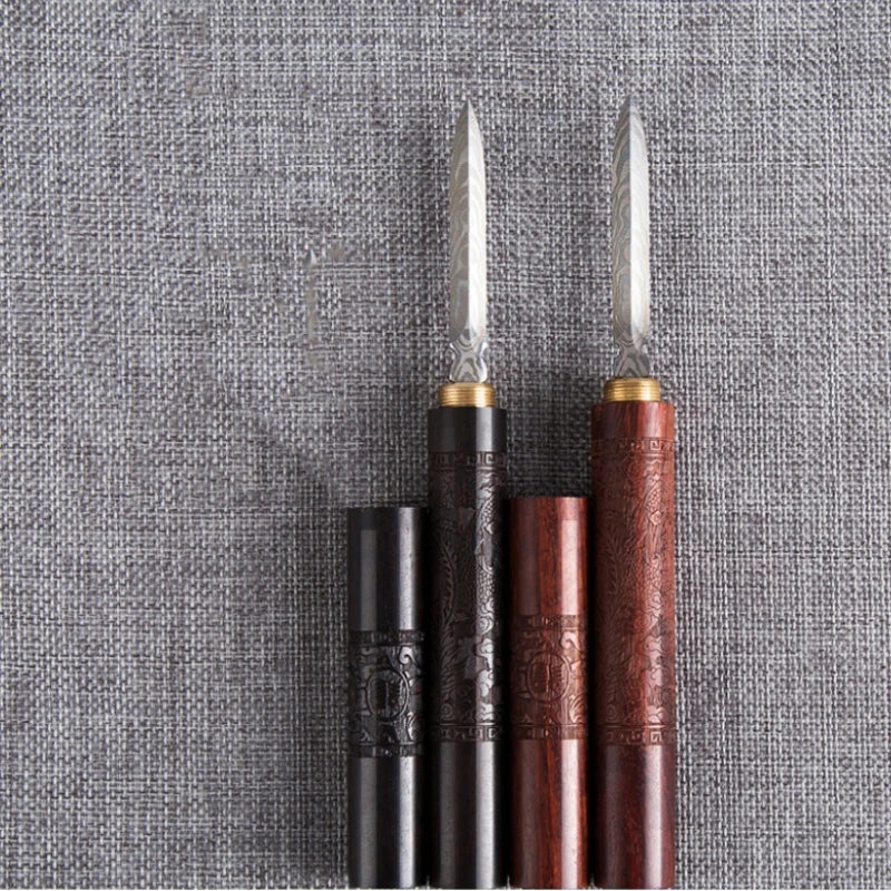 Afralia™ Wooden Tea Knife Puer Tea Needle Chinese Ceremony Accessories Kung Fu Tea Tool