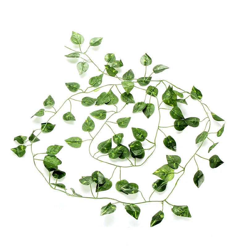 Afralia™ Rattan Grape Leaves Ivy Fake Flower Air Conditioning Decoration