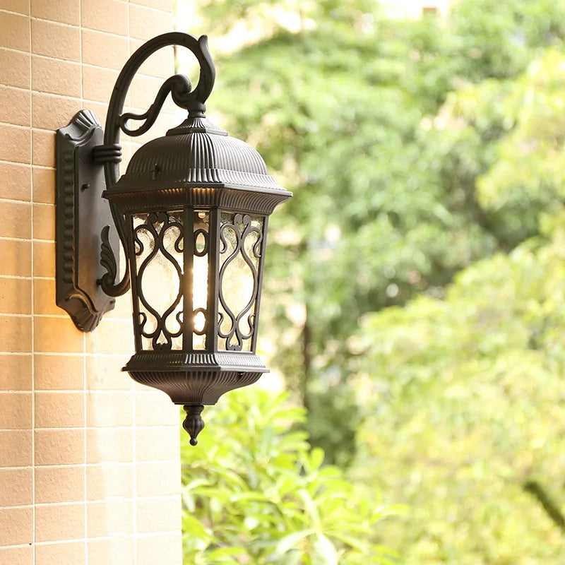 Afralia™ Outdoor Waterproof Wall Lamp for Villa Garden and Indoor Lighting