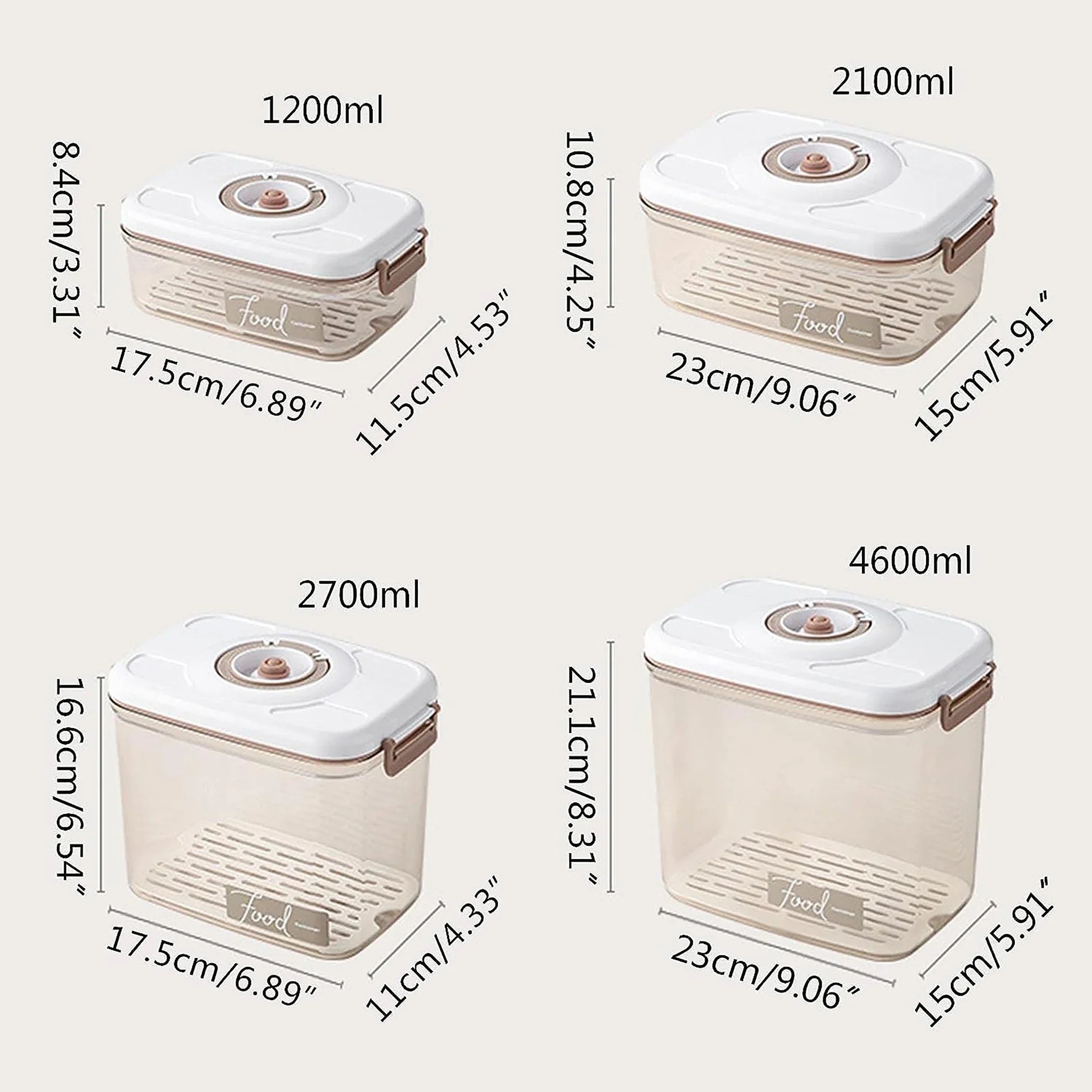 Afralia™ Fresh-Keeping Vacuum Canister: Large Capacity Food Organizer.
