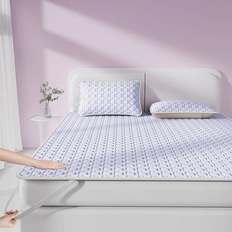 Afralia™ Cooling Latex Pad | Anti-Slip Design | Multi-Layer Structure | Foldable Mattress