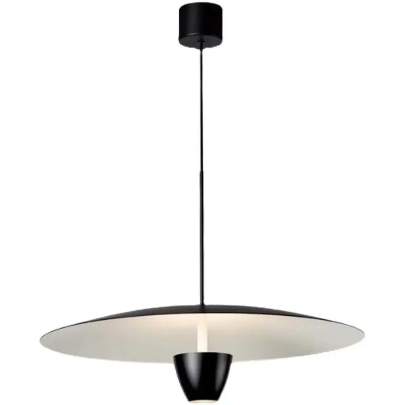 Afralia™ Black LED Hanging Light: Italian Nordic Minimalist Ceiling Pendant Lamp