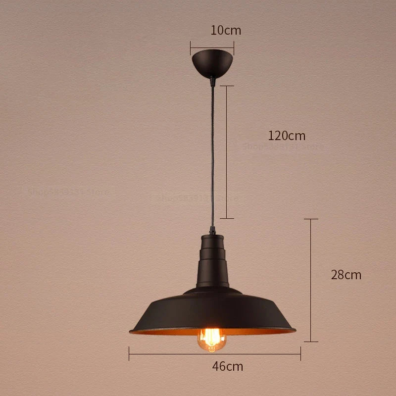 Afralia™ Retro Pendant Lights: Vintage Style Hanging Lamps for Home, Office, and Cafe