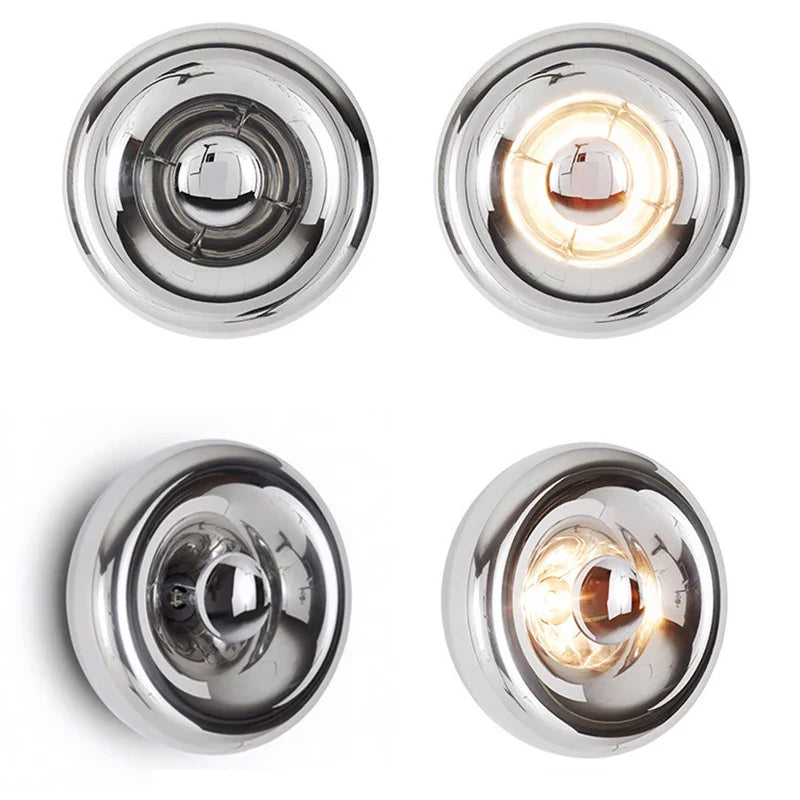 Afralia™ Modern Glass Wall Light Sconces for Bedroom Living Room Lighting