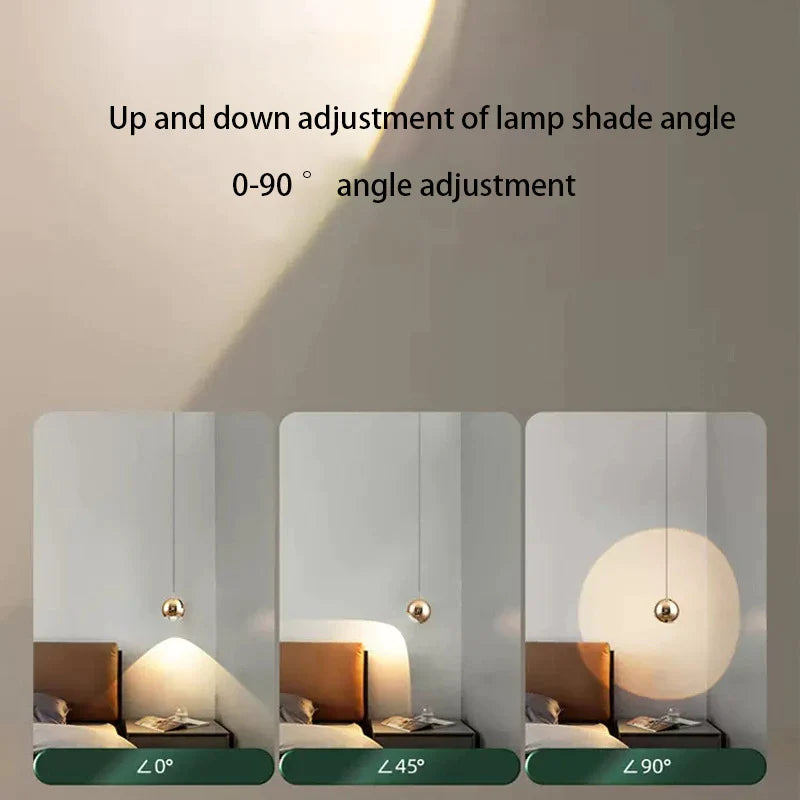 Afralia™ Nordic Modern Chandelier Pendant Lamp Adjustable Spot Light Aluminum Gold Silver White