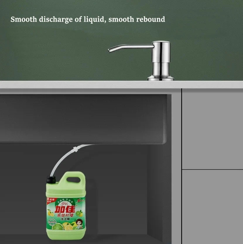 Afralia™ Kitchen Sink Soap Dispenser with Extension Tube and Press Extractor