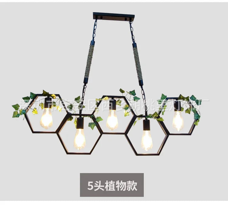 Afralia™ Industrial Style Pendant Light for Bar, Restaurant - Retro Creative Personality
