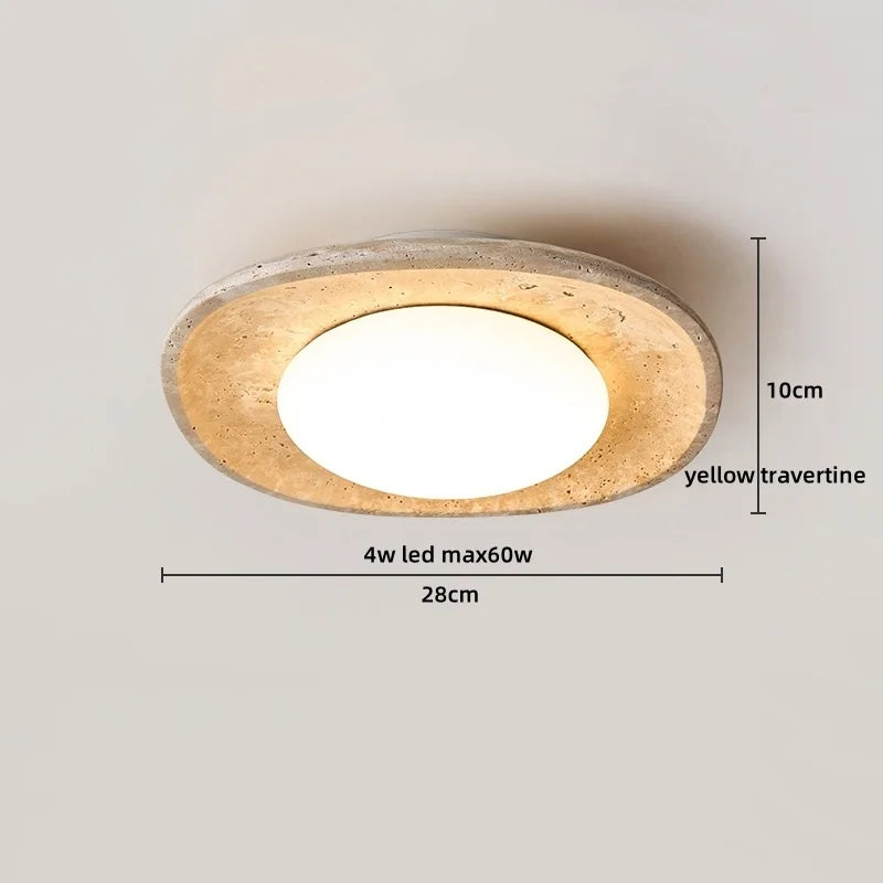 Afralia™ Modern Nordic LED Wood Canopy Flush Mount Ceiling Lamp