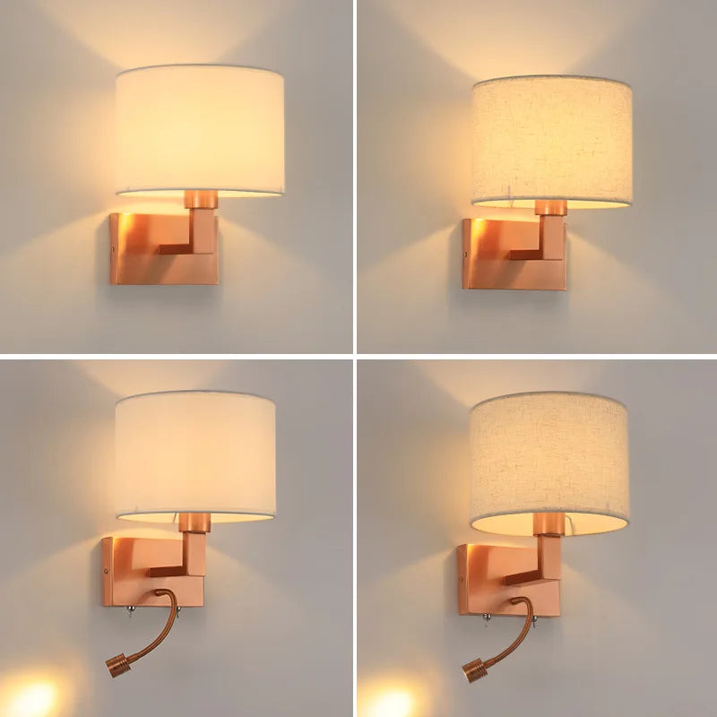 Afralia™ Rose Gold Bedside Lamp: Modern European Style for Bedroom, Living Room, and Corridor