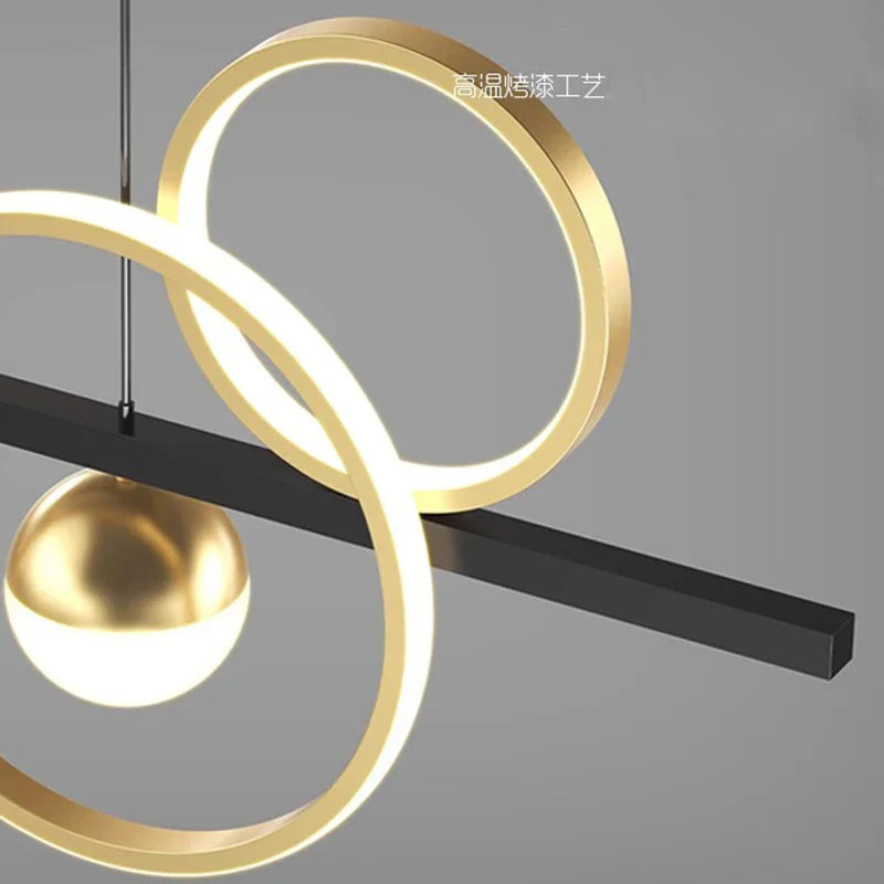 Afralia™ Modern LED Chandeliers for Living & Dining Rooms: Indoor Hanging Light Lamps