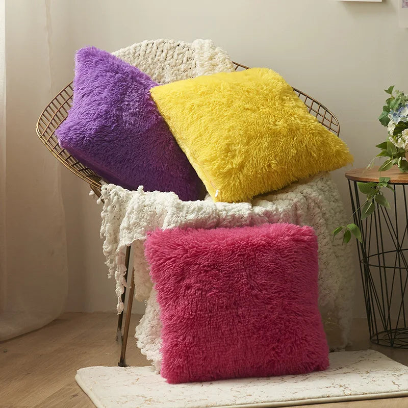 Afralia™ Sea Lion Velvet Body Pillow: Cozy Faux Fur Sofa Decor, 43x43cm Size