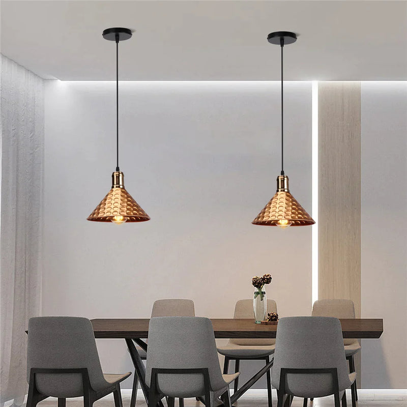 Afralia™ Industrial Retro Pendant Lamp for Dining, Bar, Bedroom - Creative Chandeliers