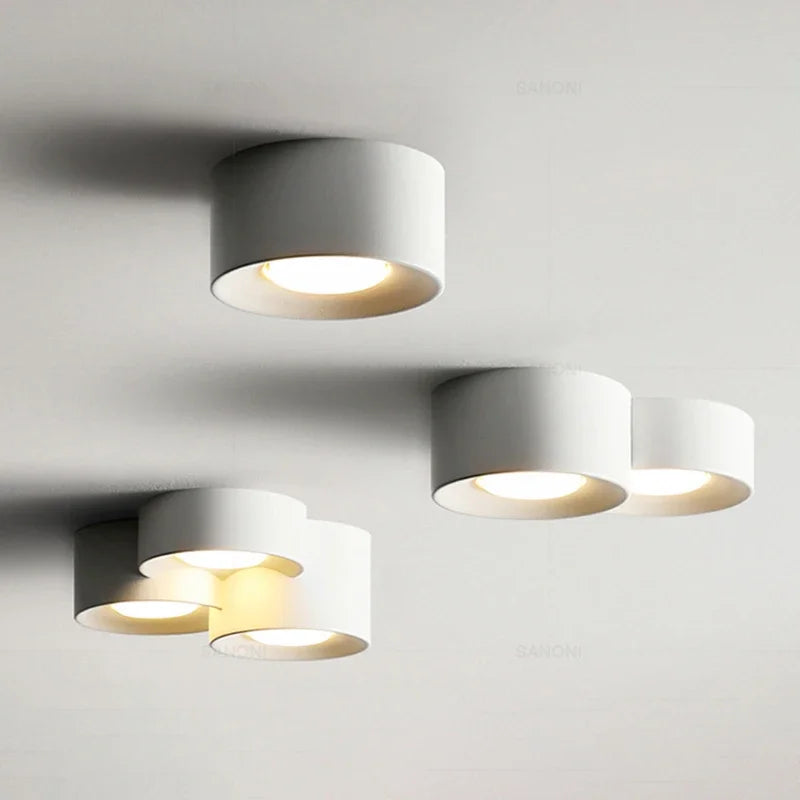 Afralia™ Modern LED Cylinder Ceiling Spotlight - Sleek Lighting Solution for Bedroom, Hallway, and Aisle