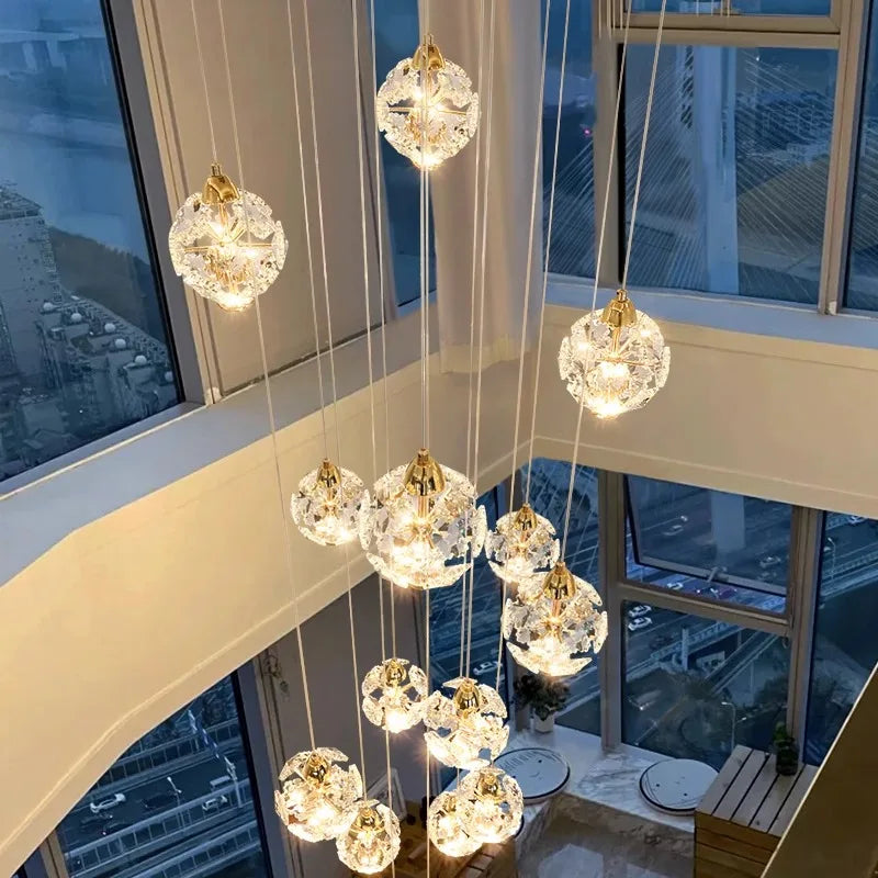 Afralia™ Modern Pendant Ceiling Light LED Chandelier Indoor Decorative Dining Room Lighting