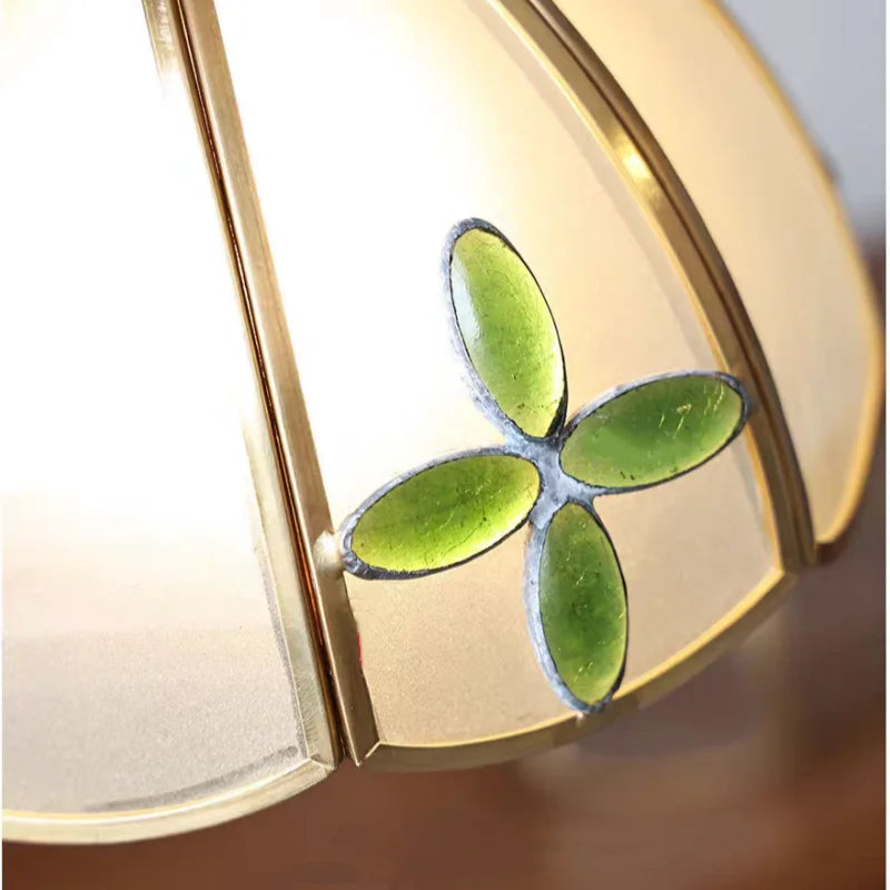 Afralia™ Loft Style Copper Glass Pendant Light - Adjustable Dining Room Hanging Lamp