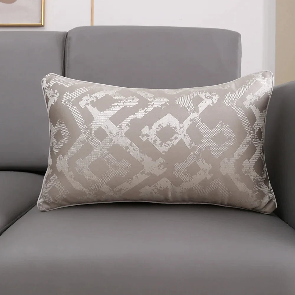 Afralia™ Jacquard Luxury Cushion Cover Set - Premium Quality Decorative Pillow Case