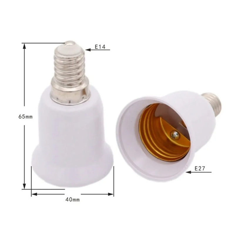 Afralia™ B22 to E27/E14 to E27 Lamp Base Converter- Home Light Socket Adapter