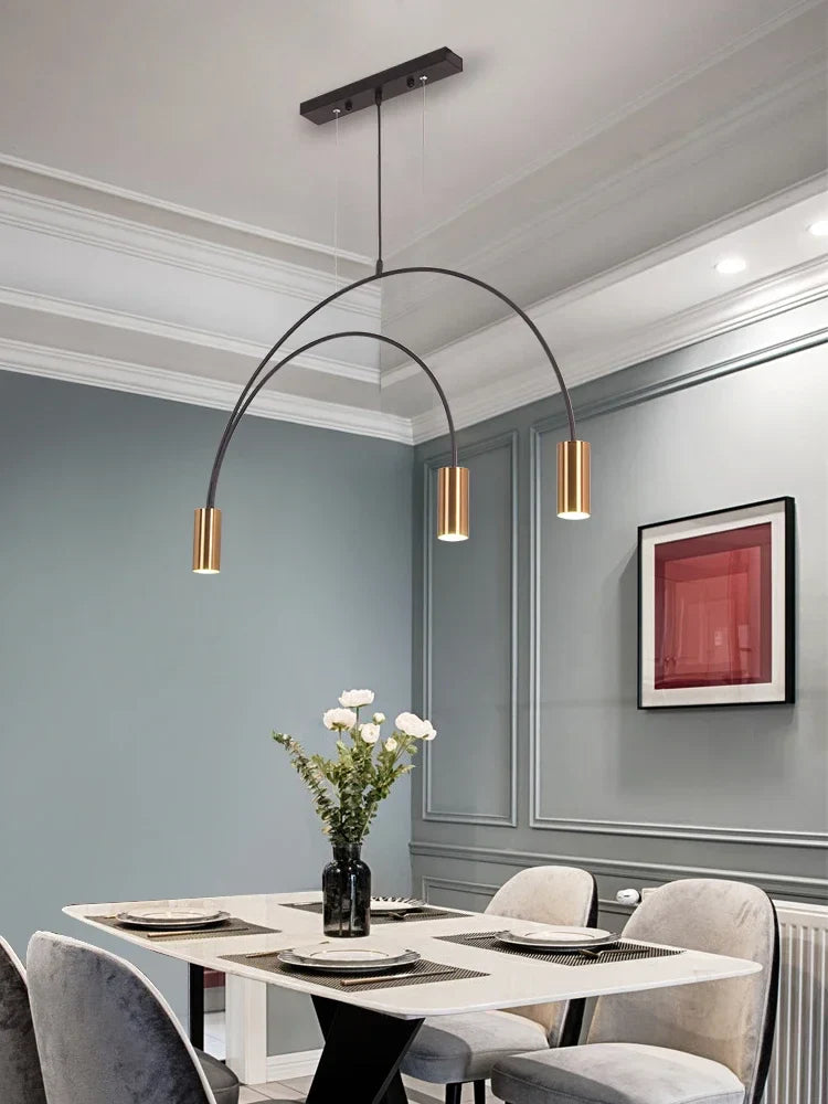 Afralia™ Nordic Chandelier Pendant Light Vintage Modern Designer Office Living Room Lighting