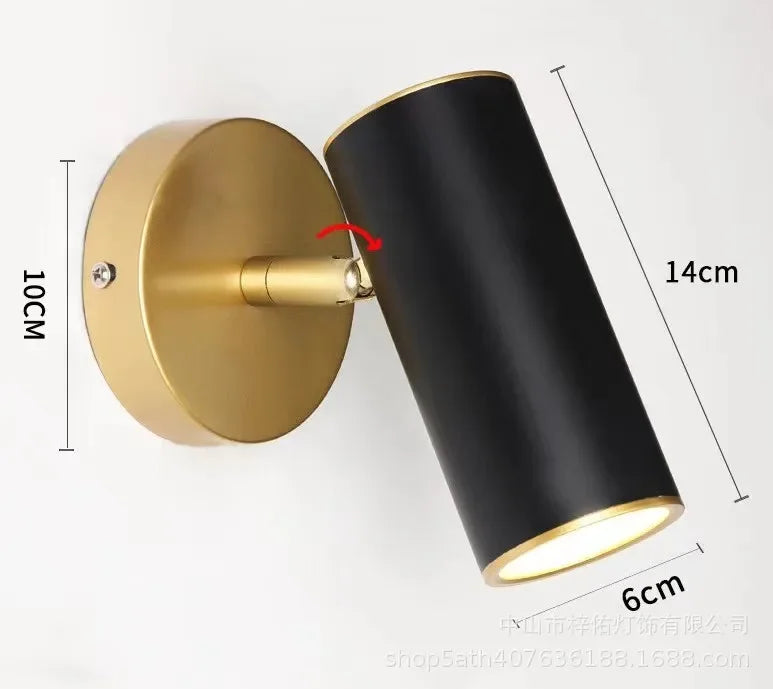 Modern Luxury Bedside Wall Lamp for Bedroom by Afralia™