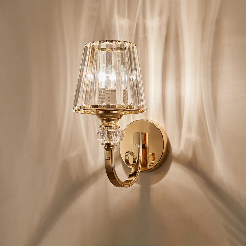 Afralia™ Glass Shade Wall Lamp: Modern Minimalist Nordic HomeDecoraction & Living Room Lighting
