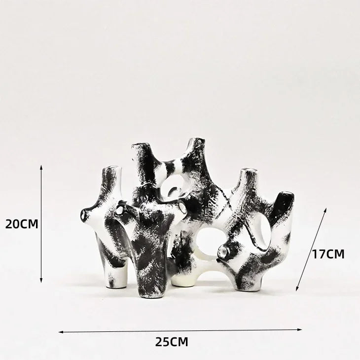 Afralia™ Coral Reef Piping Abstract Ornament Home Decor Figurine