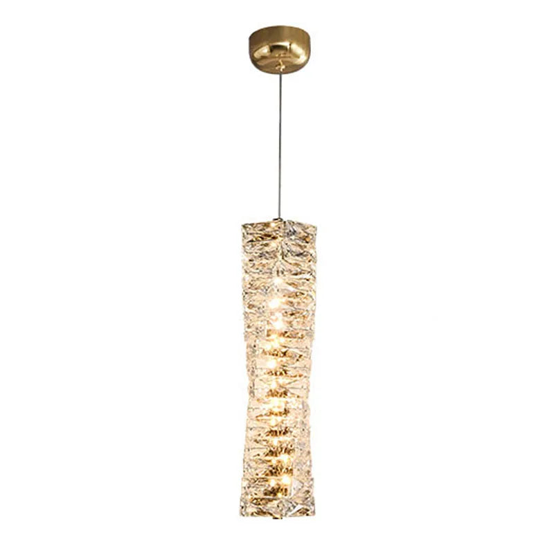 Afralia™ Crystal Pendant Light Small Chandelier for Bedroom Living Room