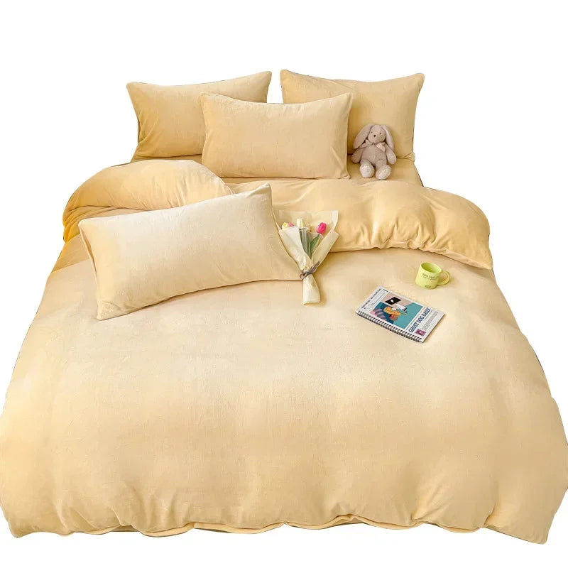 Afralia™ Winter Warmth Dual-Use Cashmere Blanket & Fleece Quilt Cover