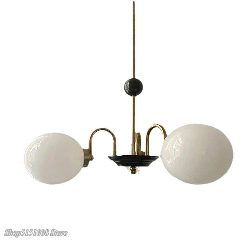 Afralia™ Nordic Modern G9 LED Chandelier Chrome Gold Glass Suspension for Foyer & Bedroom