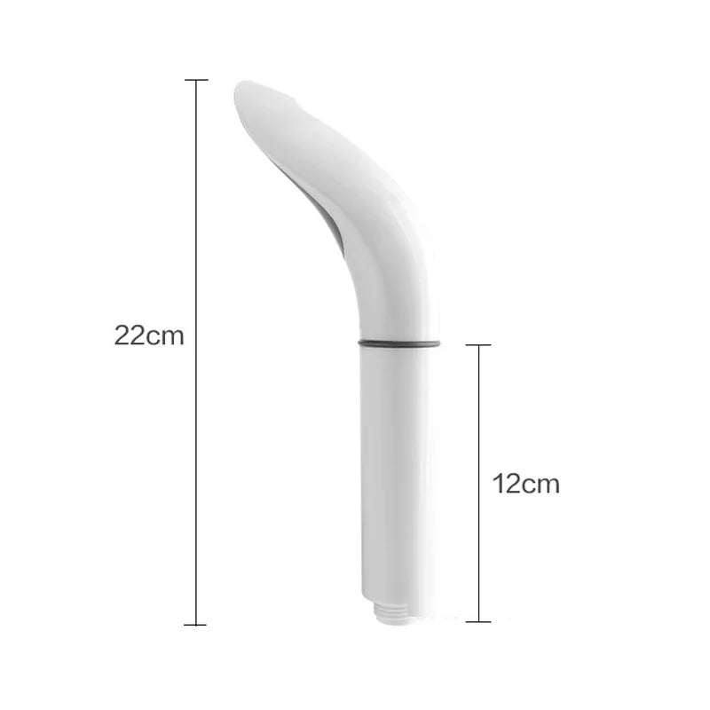 Afralia™ Elegant White ABS Handheld Shower Head for Bath Showering System