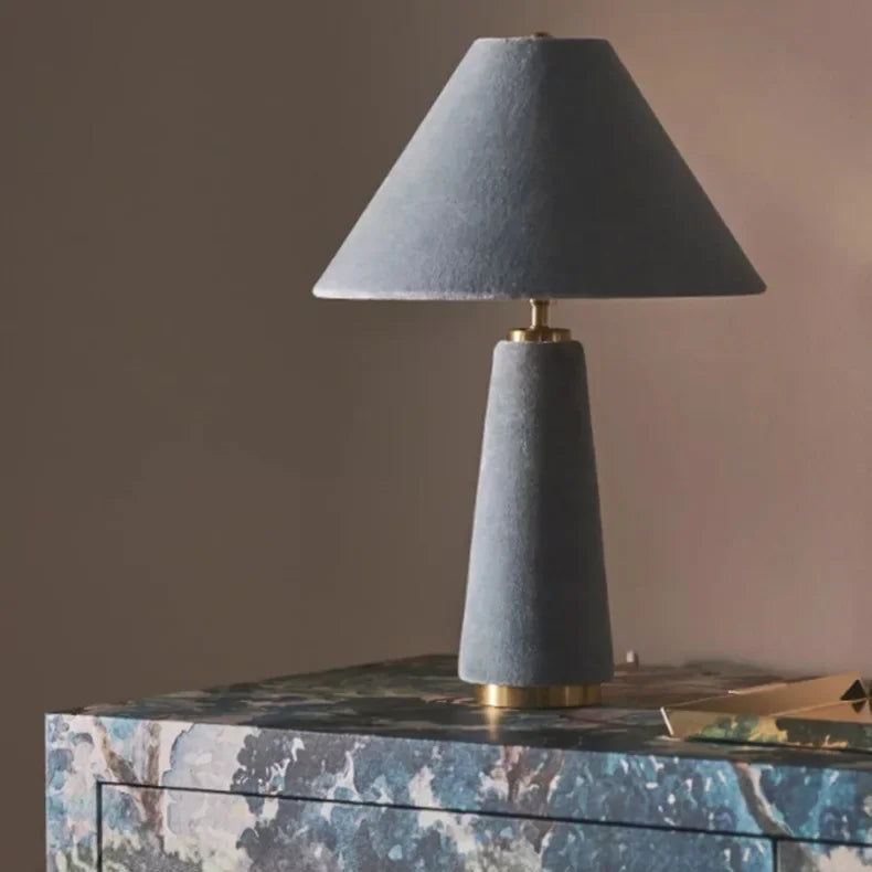 Afralia™ Cotton Velvet Floor Lamp LED E27 Modern Light Fixtures for Living Room