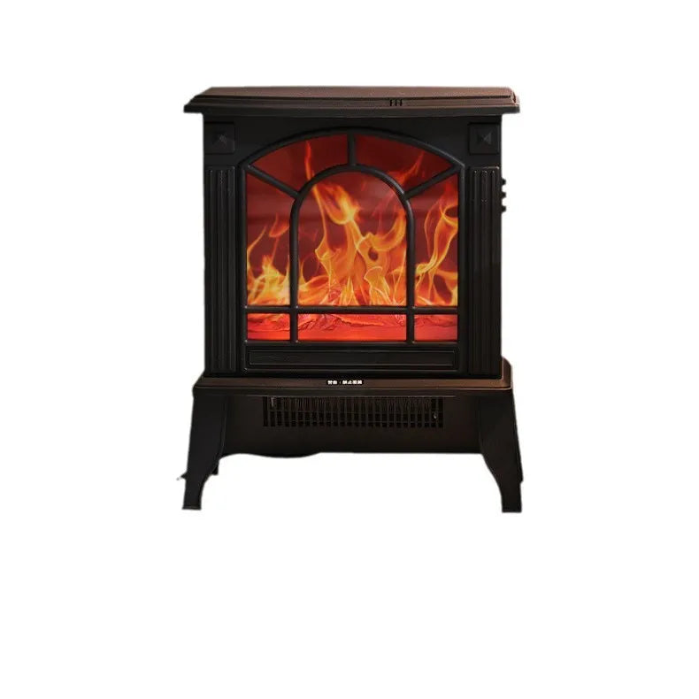 Afralia™ 3D Flame Electric Fireplace Heater | Instant Heat | Wide-Area Airflow | Modern Home Stove