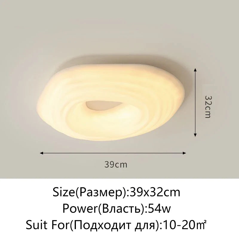 Afralia™ Cloud LED Ceiling Chandelier for Modern Living Room, Bedroom, Dining Room, and Aisle Lighting.