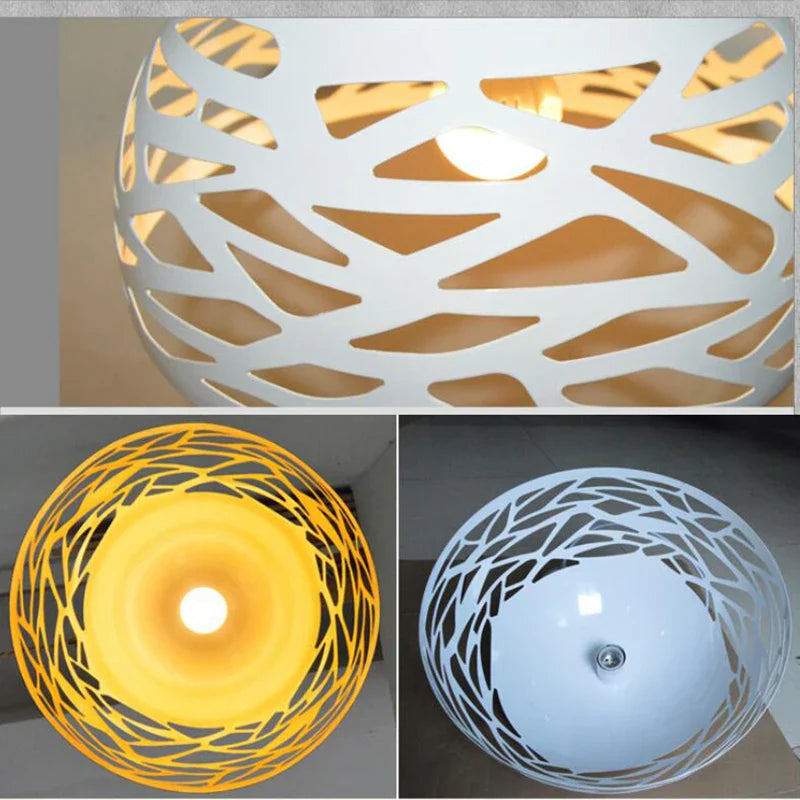 Afralia™ Modern LED Metal Pendant Light for Dining Living Room Bedroom Shop Bar