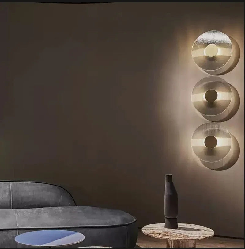 Afralia™ Luxury Glass Wall Lamp for Bedroom Living Room Atmosphere