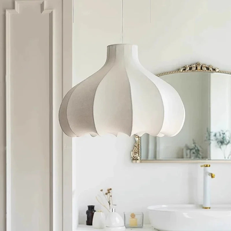 Afralia™ Silk LED Chandelier: Minimalist Nordic Design for Elegant Home Decor