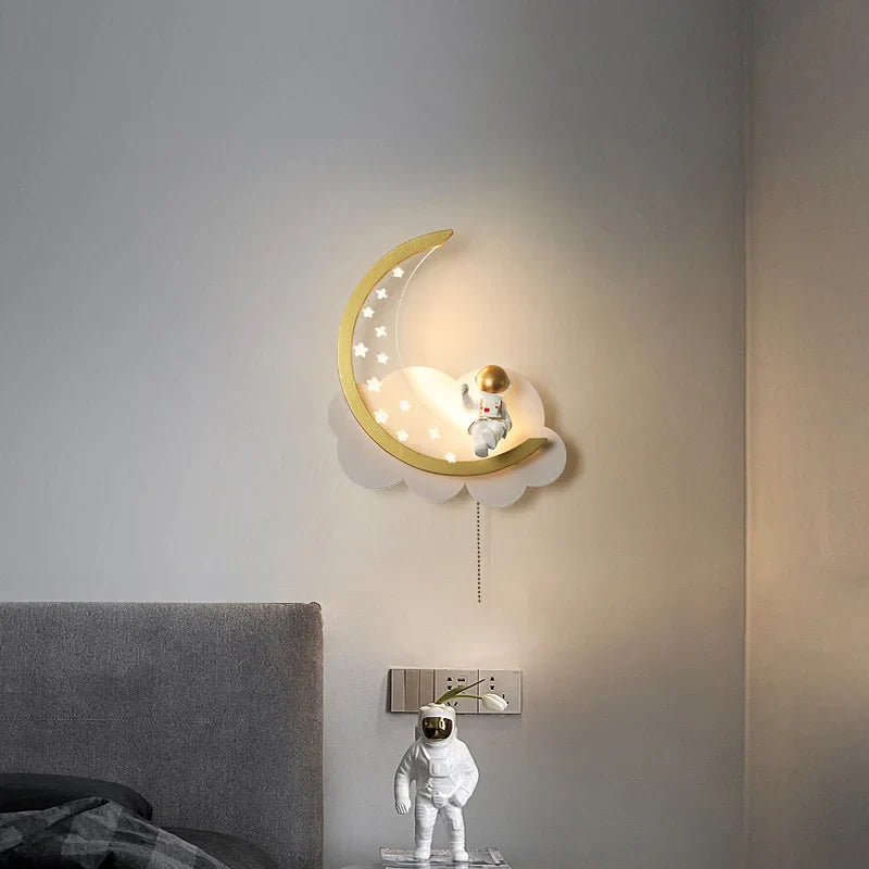 Afralia™ Curved LED Wall Lamp: Modern Aisle Bedside Sconce for Indoor Bedroom Decor