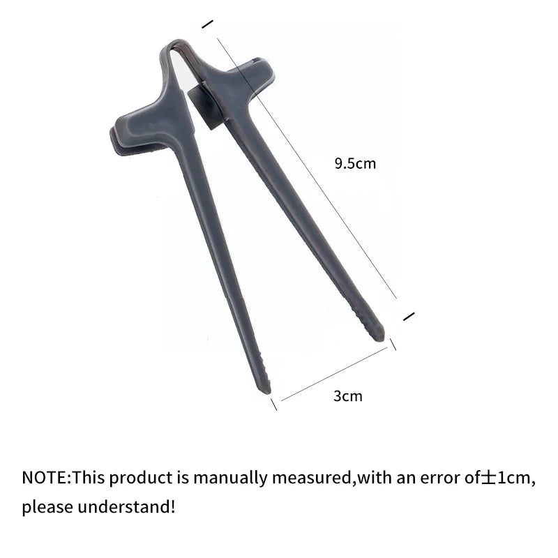 Afralia™ Finger Chopsticks Snack Food Clips, Practical Finger Tongs for Potato Chips
