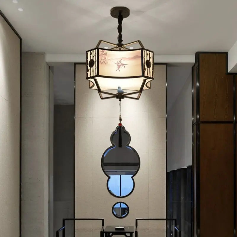 Afralia™ Zen Living Study Lamp Tea Room Pendant Light