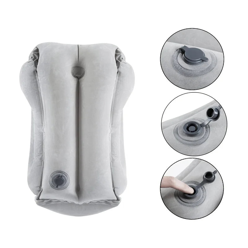 Afralia™ Inflatable Travel Pillow: Portable Neck Cushion for Airplane, Car, Office, Nap.